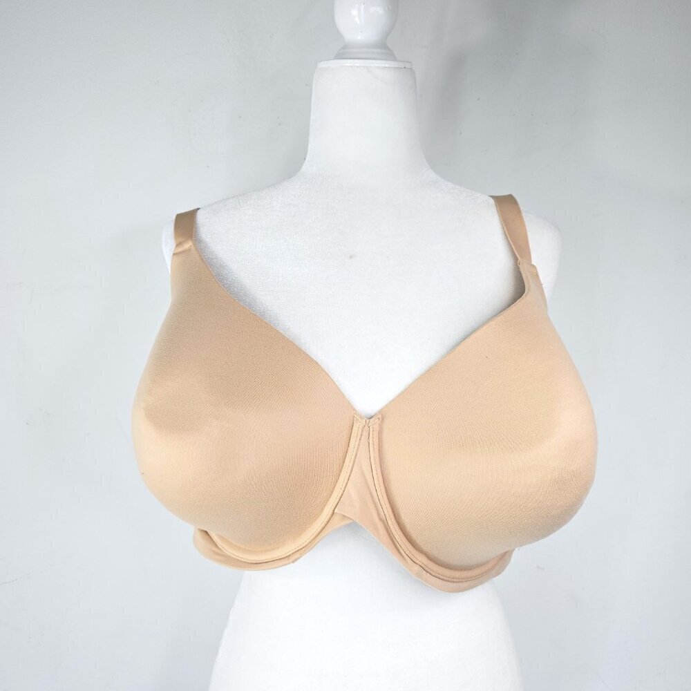 Auden Beige Lightly Lined Underwired Smoothing back T Shirt Bra